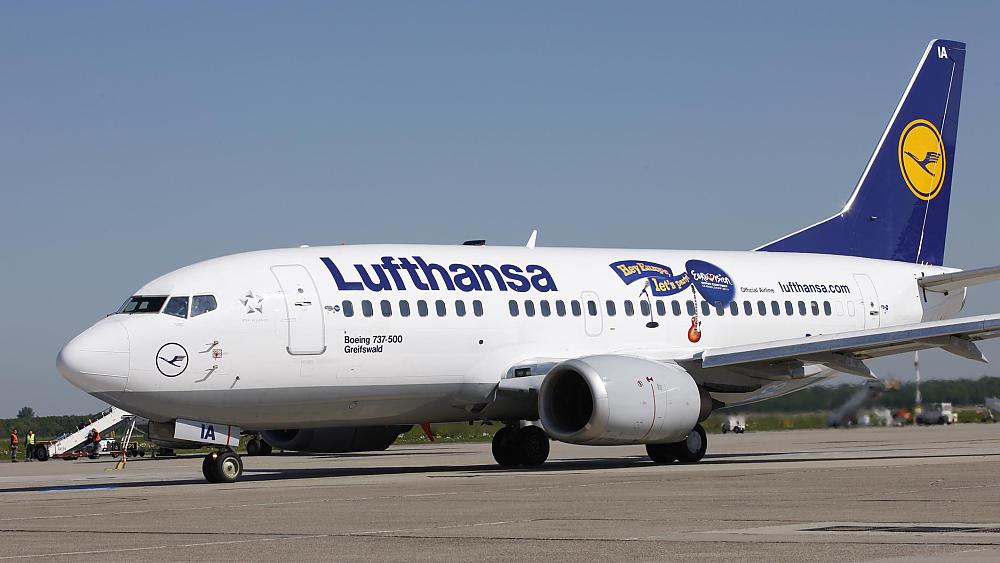 Flugzeugmodell B737-500 (Quelle: Lufthansa)